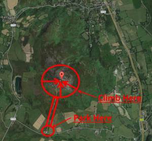 Where to park and where to climb.